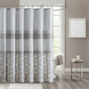 Ramsey Printed and Embroidered Shower Curtain