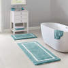 Elegant Dual-Design High Pile Bath Rug