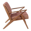 Modern Mid-Century Wood Lounge Chair