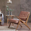 Modern Mid-Century Wood Lounge Chair