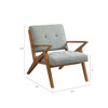 Modern Mid-Century Wood Lounge Chair