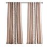 Geo Print Chenille Window Curtain