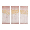Dewy Forest Gold Foil Abstract 3-Piece Wall Art Decor Set