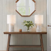 Farmhouse Distressed Floral Table Lamp