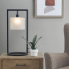 Modern Industrial Black Open Frame Table Lamp