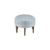 Oval Ottoman Button Tufted Bench