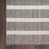 Coastal Whispers Charcoal Ivory Outdoor Rug