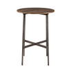 Vintage Industrial Round Bar Table