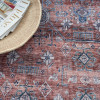 Tapestry of Time: A Versatile Blue Multicolor Rug