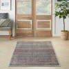 Emerald Elegance: The Vintage Tint Washable Rug