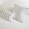 Cozy Elegance: Brooklyn Cotton Chenille Dot Comforter/Duvet Cover Set