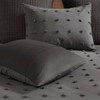 Cozy Elegance: Brooklyn Cotton Chenille Dot Comforter/Duvet Cover Set