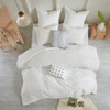 Cozy Elegance: Brooklyn Cotton Chenille Dot Comforter/Duvet Cover Set