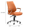Enterprise Low Back Office Chair: Your Command Seat