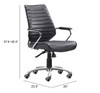 Enterprise Low Back Office Chair: Your Command Seat