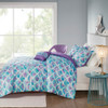 Pearl Metallic Printed Reversible Comforter Set