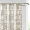 Rhea Cotton Jacquard Shower Curtain