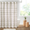 Rhea Cotton Jacquard Shower Curtain