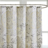 Isla Printed Cotton Shower Curtain