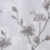 Magnolia Floral Printed Burnout Shower Curtain