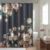 Charisma Cotton Floral Printed Shower Curtain