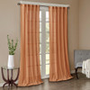 Harper Solid Crushed Curtain Panel Pair