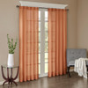 Harper Solid Crushed Curtain Panel Pair