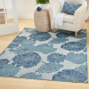 Sea Blooming Floral Indoor/Outdoor Rug