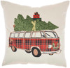 Vintage Festive Voyage Decorative Pillow