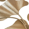 Faye Gold Foil Metal Ginkgo Leaf Wall Decor