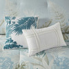 Kiawah Island 6 Piece Oversized Cotton Comforter Set with Throw Pillow