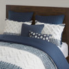 Mila 3 Piece Cotton Duvet Cover Set with Chenille Tufting