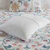 Gemma 4 Piece Floral Comforter Set with Throw Pillow