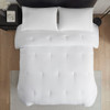 Honeycomb Textured Oversized Down Alternative Comforter