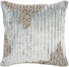 Sequin Crest Velvet Square Pillow