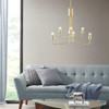 Milo 6-Light Metal Chandelier