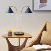 Bower 2-Light Metal Table Lamp with Chimney Shades