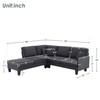 Modern Sectional Sofa, 5-Seat Practical Couch Set