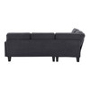 Modern Sectional Sofa, 5-Seat Practical Couch Set