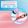 Giant inflatable flamingos ride on floating objects in the swimming pool, equipped with fast valve swimming rafts, suitable for summer party decoration toys for children and adults