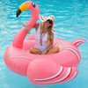 Giant inflatable flamingo swimming pool floating, swimming pool floating lounge floating raft adult children's party decorative toys