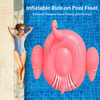 Giant inflatable flamingo swimming pool floating, swimming pool floating lounge floating raft adult children's party decorative toys