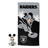 Disney NFL Mickey Raiders Splash Hugger Beach Towel