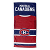 OFFICIAL NHL Jersey Personalized Beach Towel - Canadiens