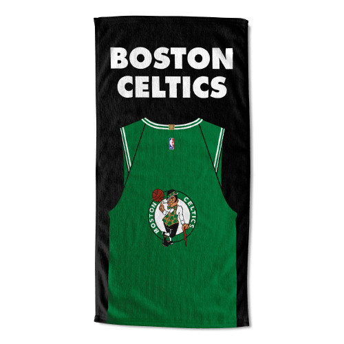 OFFICIAL NBA Jersey Beach Towel - Boston Celtics [Personalization Only] 