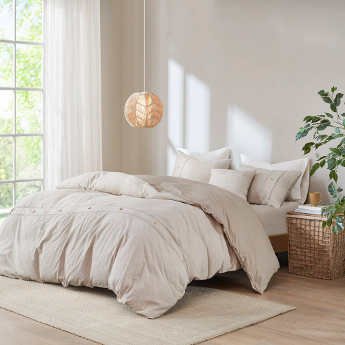 Organic Cotton Oversized Comforter/Duvet Cover Set