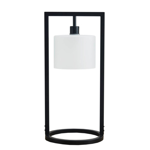 Modern Industrial Black Open Frame Table Lamp