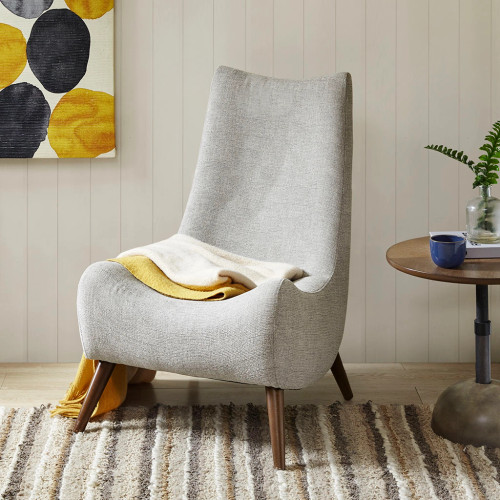 Transitional Armless Modern Accent Chair
