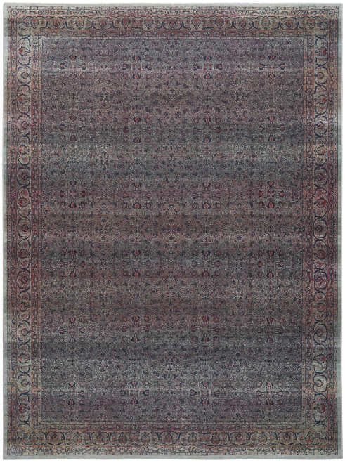 Emerald Elegance: The Vintage Tint Washable Rug