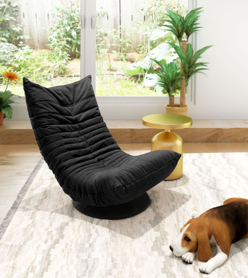 Down Low Swivel Chair: Urban Elegance Meets Plush Comfort